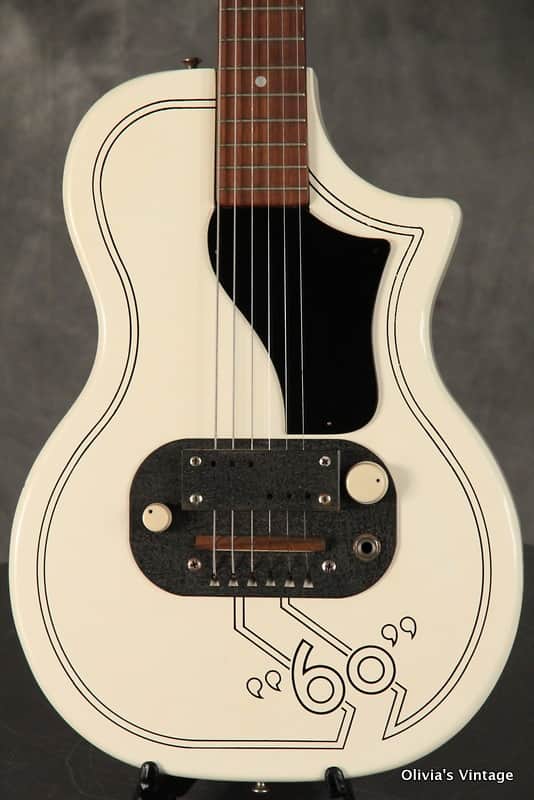 Supro 60 Guitar 1957 White image 1