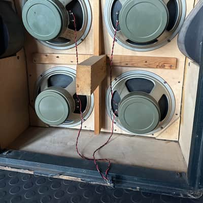 1969 Marshall 4x12 Cabinet G12H T1281  Speakers image 10