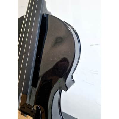 Black Student Violin with Case - String Instruments - Black - Excellent w/ Hard Case image 13