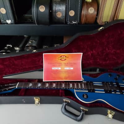 2001 Gibson Custom Shop Formula Les Paul Custom 1 of 1 Racing Stripe finish (83) image 6