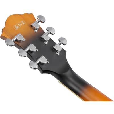 Ibanez AF55 Artcore Left Handed Hollow Body Electric Guitar - Tobacco Flat image 5