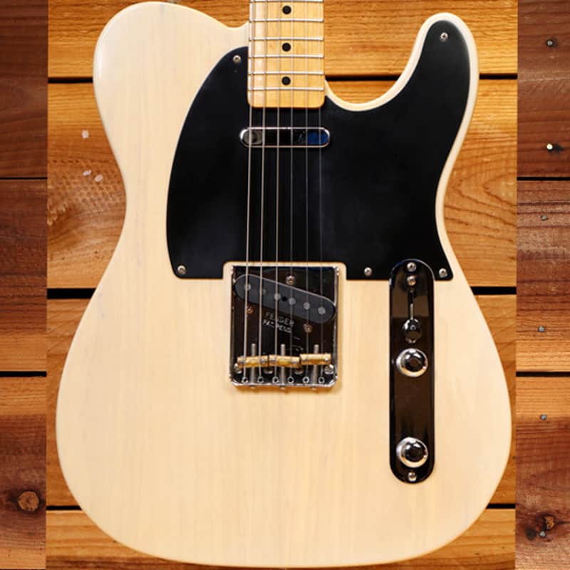 Fender Classic Series '50s Ash Telecaster 2003 - U Neck - White Blonde + Bag 29067 image 1