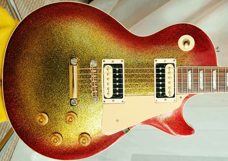 Gibson Custom Shop Les Paul Standard 1996 Sunburst Sparkle | Reverb