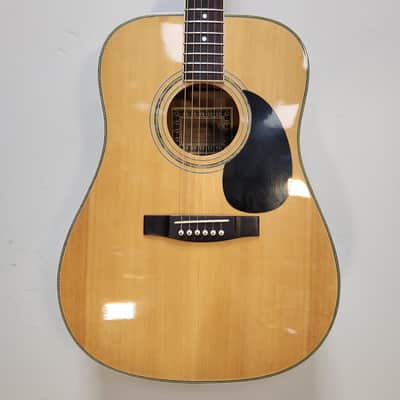 1980s Hohner Leyanda Line HMW-600N Dreadnought w/ Original Soft Shell Case image 5