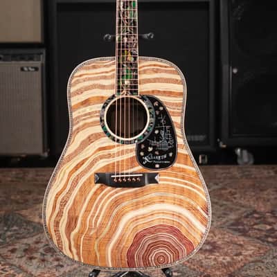 Martin Custom Shop D-300 Limited Edition 1 of 30 Acoustic Guitar - Natural with Hardshell Case image 3