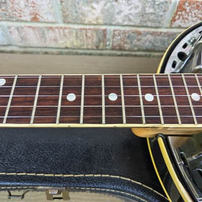 Vintage 1973 Fender Allegro 5-String Resonator Banjo w/ Chipboard Case! image 13