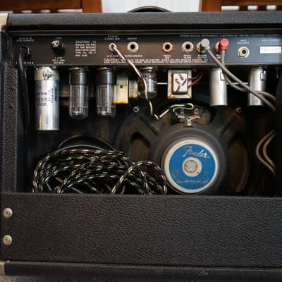 1982–1984 Fender Super Champ 18W Tube Combo Amp - Original Blue Label Speaker & Footswitch image 4