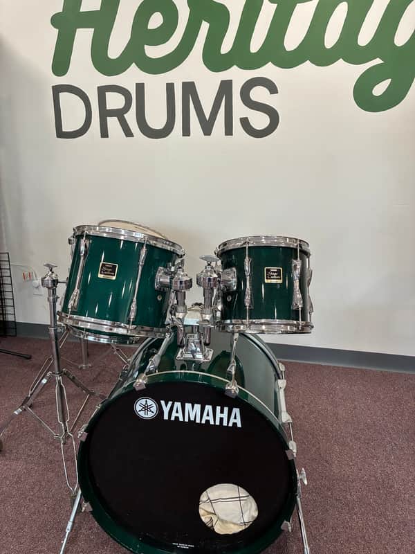 Yamaha Stage Custom Birch 22, 10, 12, 13, 14 Forest Green image 1