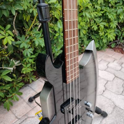 Cort KISS GENE SIMMONS Axe Bass *UNPLAYED* circa 2010 - Black and Silver image 10