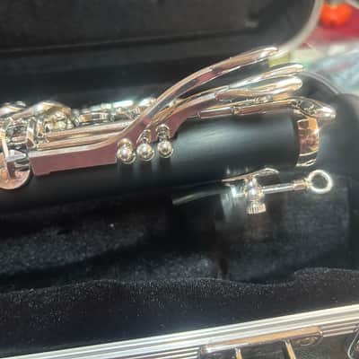 Backun Alpha Bb clarinet w/silver keys. Extra LH Eb/Ab key lever 2025-2026 - Black w Silver keys image 5