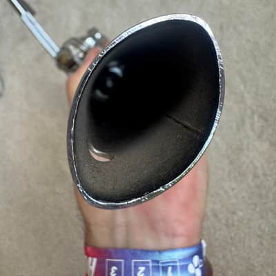 Premier Vintage Lokfast Double Tom Drum Holder Mount Post - 8” and 5” L Arm 70s - Chrome image 10