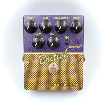 Tech21 SansAmp British With Original Box Made in U.S.A. Distortion Guitar Effect Pedal 319039 image 2