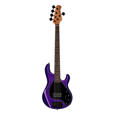 Sterling by Music Man StingRay RAY35 5-String Bass - Purple Sparkle - Open Box image 2