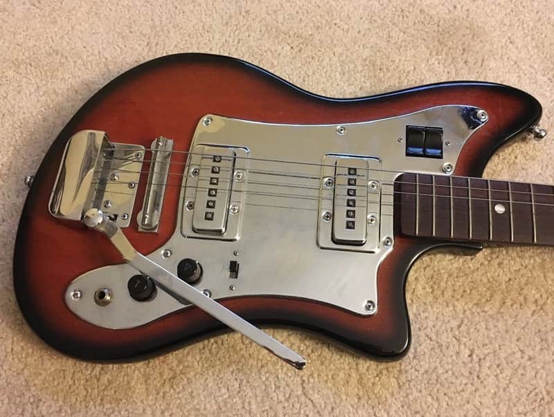 1960s Teisco Columbia Electric Guitar Surf Guitar image 1