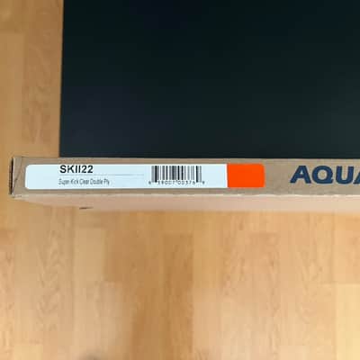 Aquarian SKII22 22" Super Kick II Clear Bass Drum Head image 2