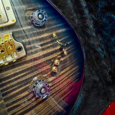 PRS Custom 24 Wood Library 2017 - Charcoal Violet 10 Top image 8