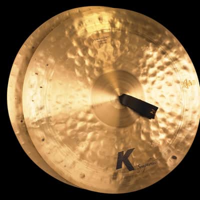 Zildjian 20" K Symphonic Series Concert Cymbals  (Pair)  K2108. Traditional finish, No Straps.  BUY! image 2