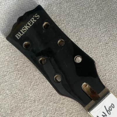 Black DIY Maple Wood Guitar Neck and 22 Frets Rosewood Fretboard image 7