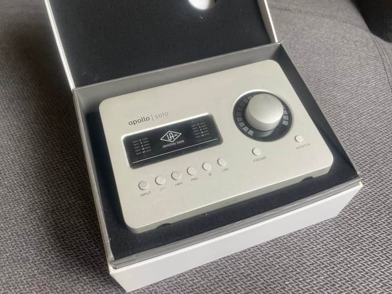 Universal Audio Apollo Solo Heritage Edition Thunderbolt 3 Audio Interface 2020 - Present Silver image 1
