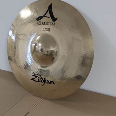 Zildjian 14" A Custom Crash Cymbal 1991 - Present - Brilliant image 3