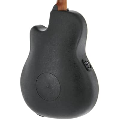 Ovation Applause AE44 Traditional Series Mid-Depth Acoustic-Electric Guitar Black image 15