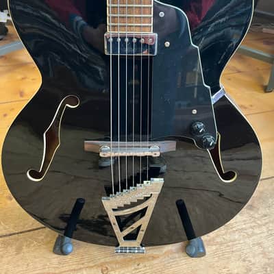 D'Angelico Premier EXL-1 Hollow Body Archtop 2010s - Black image 2