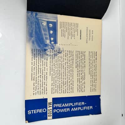 McIntosh MA-5100 Preamp - Amplifier image 10