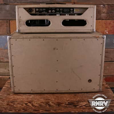 Fender Tremolux 6G9-B 30-Watt 2x10" Piggyback Guitar Amp 1960 - 1963 - Blonde image 6