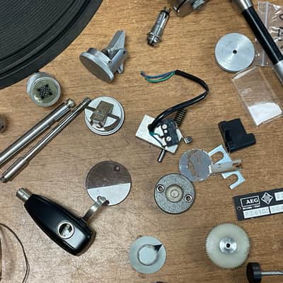 Telefunken PS 81 DD turntable  ( EMT ) lotto parts original image 7