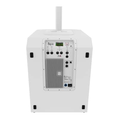 2x EV Electro-Voice EVOLVE 90 Powered Column Speaker Array 18" Sub Pair (White) image 4