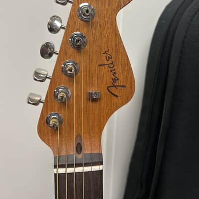 Fender Highway Series Parlor Acoustic Electric Guitar Spruce Top - Natural image 4