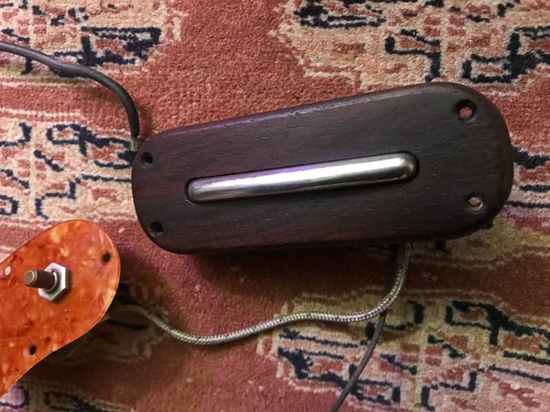 RARE Kay Jimmy Reed Thin Twin Pickup with Pots 1950's Silvertone image 1