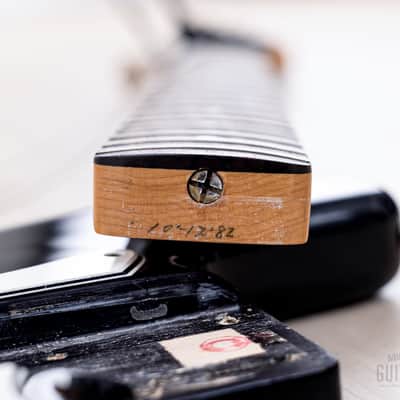 1982 Fender JV Precision Bass ‘62 Vintage Reissue PB62-75 Black w/ Case & Tags, Japan MIJ Fujigen image 18