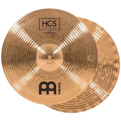 Meinl 14" HCS Bronze Soundwave Hi-Hat Cymbals (Pair)