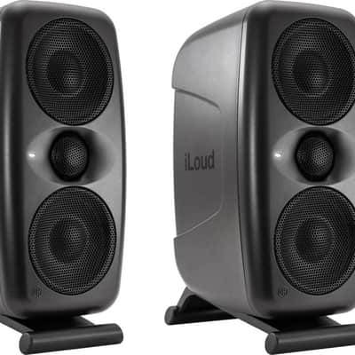 IK Multimedia iLoud MTM MKII 3.5" Powered Studio Monitor Pair, Black w/ ARC mic image 1