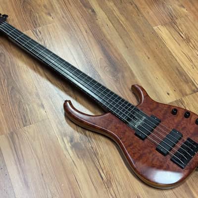 Modulus Quantum 5-35  Fretless - Bubinga image 4