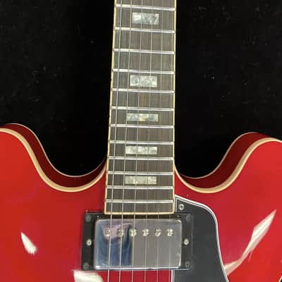 2017 Gibson Memphis ES-335 Cherry – Sheptone Heartbreaker Pickups – OHSC image 3