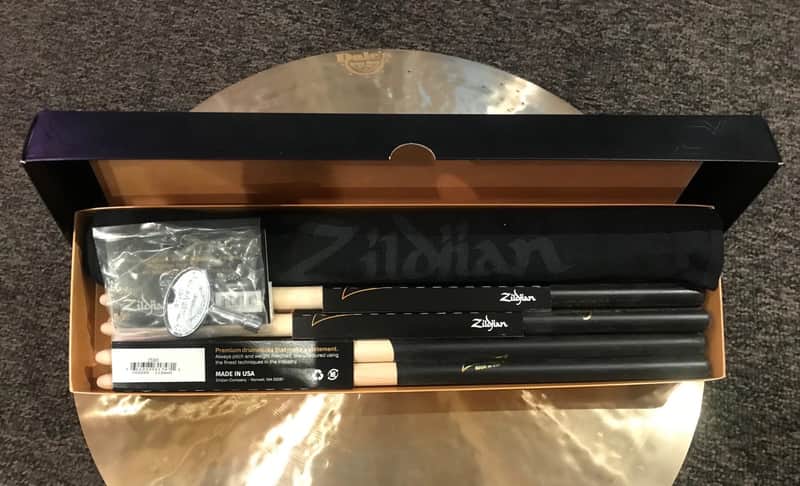 Zildjian 4pr Dip Drumstick Zkey Towel Bundle Gift - 5A image 1