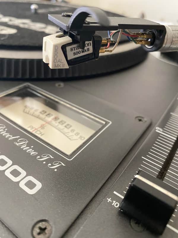 Vestax PDT-5000 Black Professional DJ turntable made in Japan | Reverb
