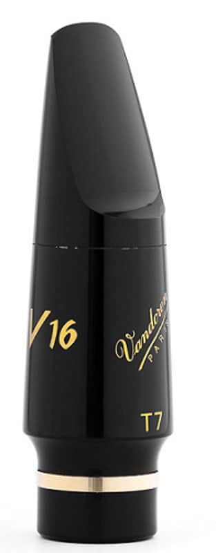 Vandoren V16 Hard Rubber Tenor Sax Mouthpiece-T6 / Long / 250mm Tip / SM822E image 1