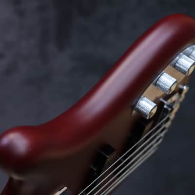 Warwick RockBass Corvette Basic 5-String Burgundy Red Transparent Satin w/Bag image 13