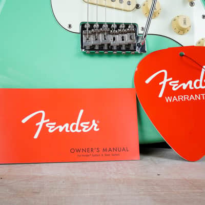 Fender Made In Japan Exclusive Classic '60s Stratocaster 2016 Surf Green Japan w/ Bag image 2