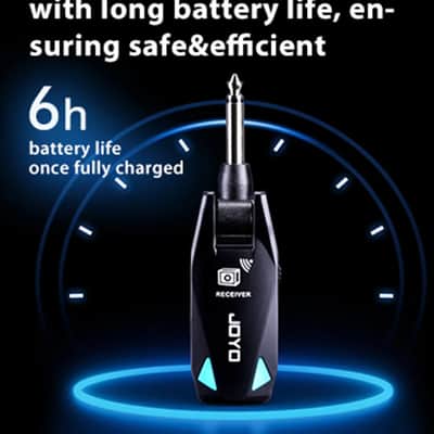 Joyo JW-08 Wireless Transmitter Receiver UHF ISM 20-20kHz Frequency Band, price include the import duty for US buyer image 7