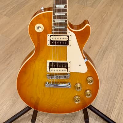 Gibson Les Paul Traditional Plain Top Zebra 2016 Lemon Burst image 2