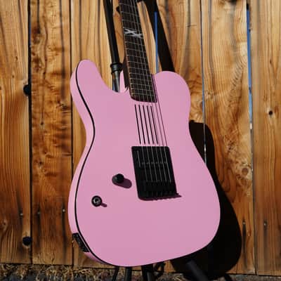Schecter DIAMOND SERIES Machine Gun Kelly Signature PT - Pink Left Handed 6-String Electric Guitar (2023) image 6