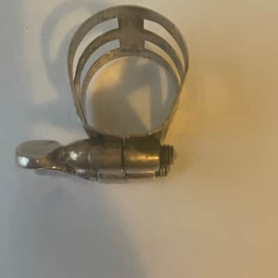 Vintage Selmer C** Long Shank Metal Alto Saxophone Mouthpiece with Selmer Ligature and Cap image 9
