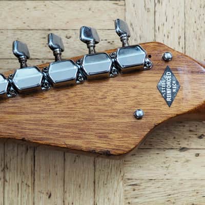 VIDEO! Kawai "Mosrite-style" guitar ~1969 made in Japan - pro setup, player ready image 10