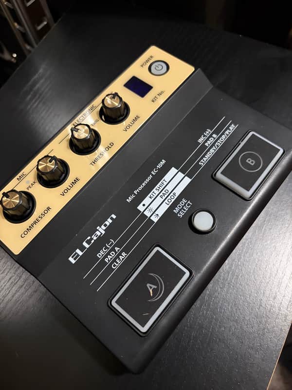 Roland EC-10M ELCajon Mic Processor 2010s - Black/Gold image 1