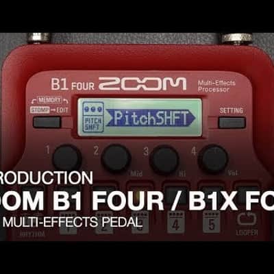 Zoom B1X Four Bass Multi-Effects Pedal image 3