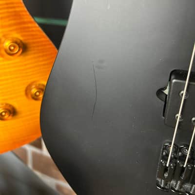 Ibanez RGRTB621 Iron Label Black Flat 2022 Electric Guitar image 6